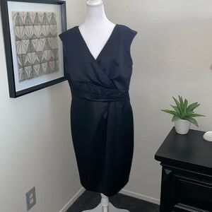 Adrianna Papell Black Sleeveless Dress